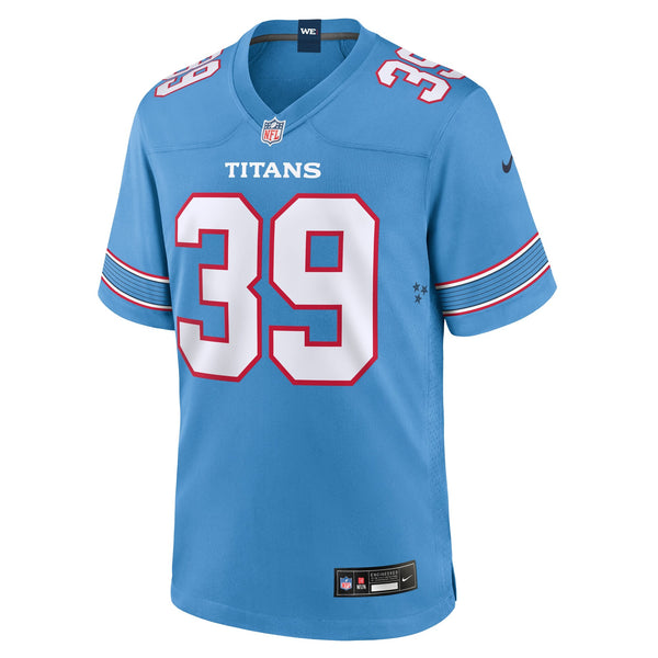 Tennessee Titans Melvin Smith Jr Nike Light Blue Team Game Jersey