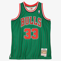 Chicago Bulls Mitchell & Ness Scottie Pippen 1995 Reload Swingman Authentic Jersey - Green