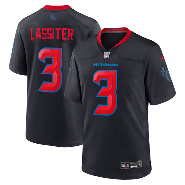 Houston Texans Kamari Lassiter Nike Navy Alternate Game Jersey