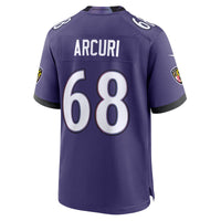 Baltimore Ravens AJ Arcuri Purple jersey – view 3