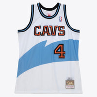 Cleveland Cavaliers Mitchell & Ness Shawn Kemp 1997 Authentic Jersey - White