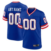 New York Giants Nike Royal Classic Custom Game Jersey