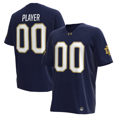 Notre Dame Fighting Irish Under Armour NIL Pick-A-Player Replica Football Jersey - Navy