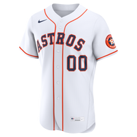 Houston Astros Nike White Home Authentic Custom Jersey