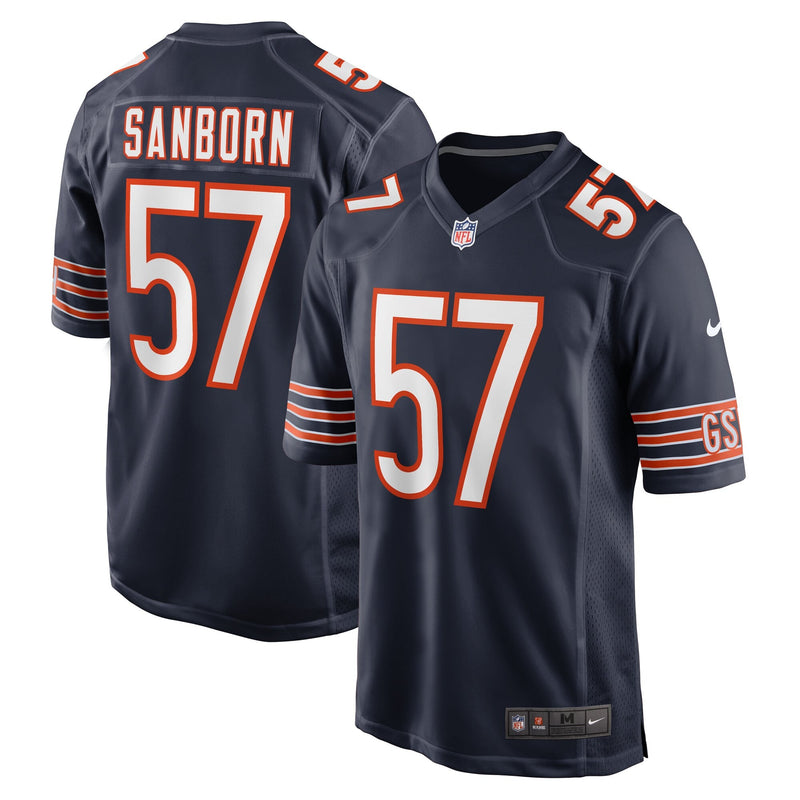 Chicago Bears Jack Sanborn Navy jersey – view 1