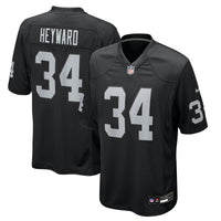 Las Vegas Raiders Connor Heyward Black jersey – view 1