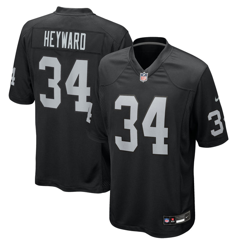Las Vegas Raiders Connor Heyward Black jersey – view 1
