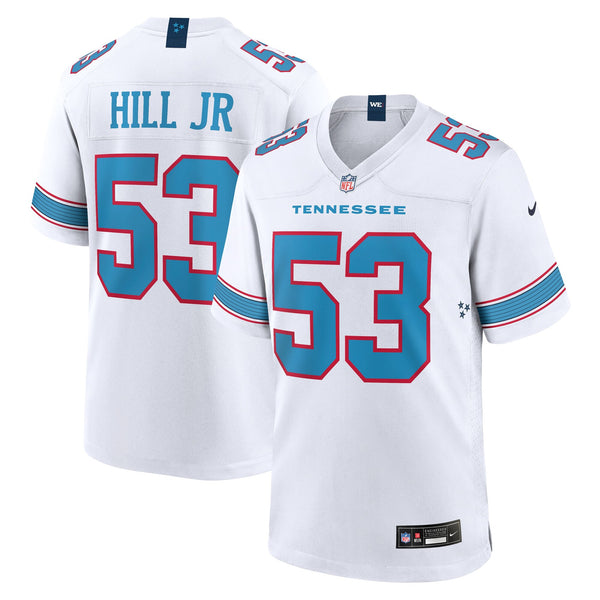 Tennessee Titans Anthony Hill Jr. Nike White Game Jersey