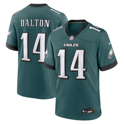 Philadelphia Eagles Andy Dalton Nike Midnight Green Team Game Jersey