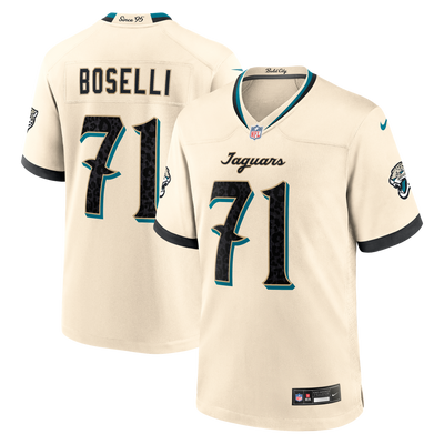 Jacksonville Jaguars Tony Boselli Nike Natural 2026 Rivalries Collection Game Jersey