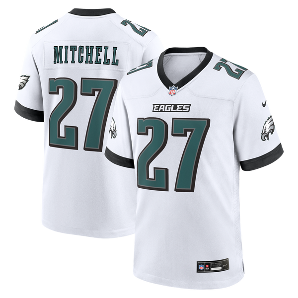 Philadelphia Eagles Quinyon Mitchell Nike White Game Jersey