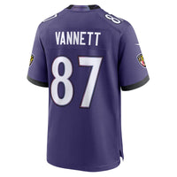 Baltimore Ravens Nick Vannett Purple jersey – view 3