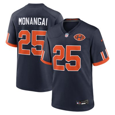 Chicago Bears Kyle Monangai Nike Navy 2026 Rivalries Collection Game Jersey