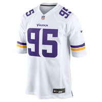 Minnesota Vikings Caleb Banks Nike White Game Jersey
