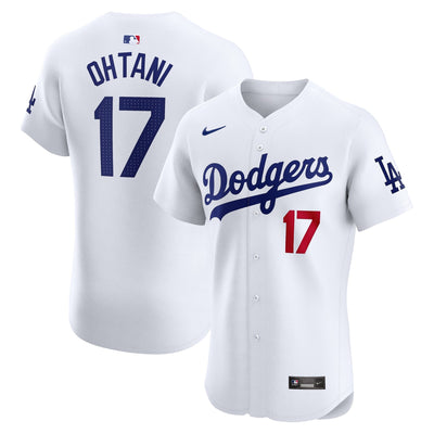 Los Angeles Dodgers Shohei Ohtani Nike White Home Vapor Premier Elite Player Jersey