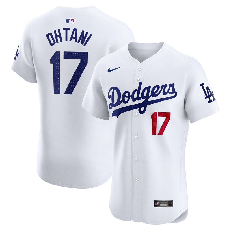 Los Angeles Dodgers Shohei Ohtani White jersey – view 1