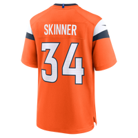 Denver Broncos JL Skinner Nike Orange Team Game Jersey