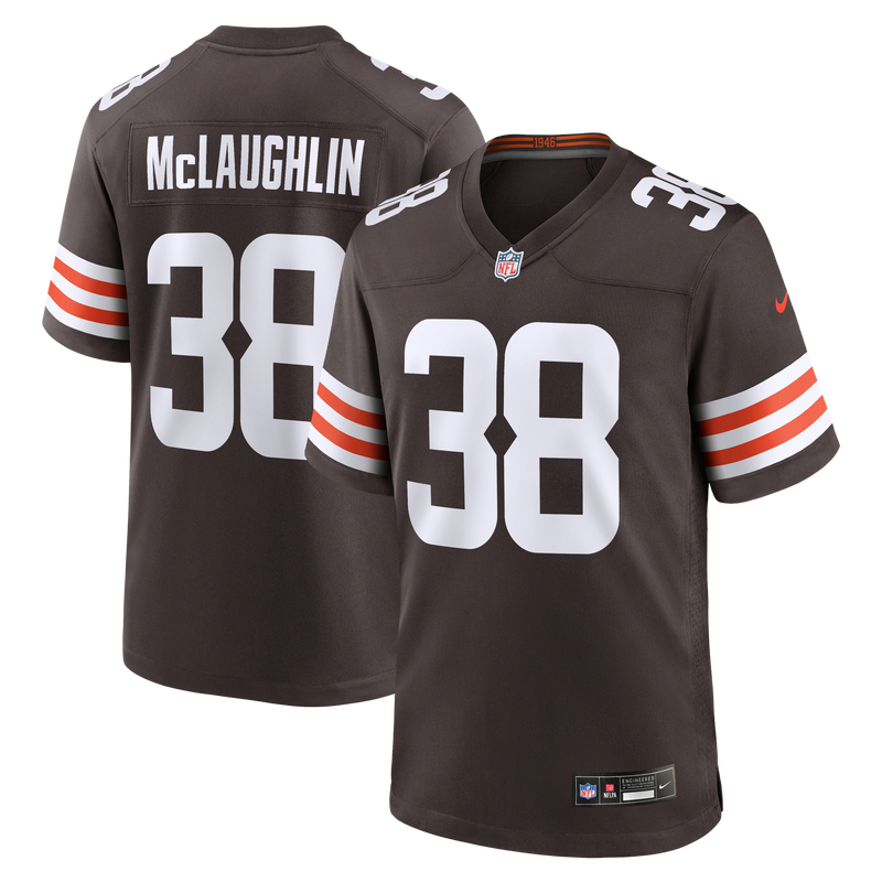 Cleveland Browns Jaleel McLaughlin Nike Brown Team Game Jersey