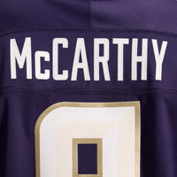 Minnesota Vikings J.J. McCarthy Nike Purple 2026 Rivalries Collection Printed Limited Jersey