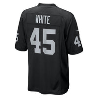 Las Vegas Raiders Devin White Black jersey – view 3