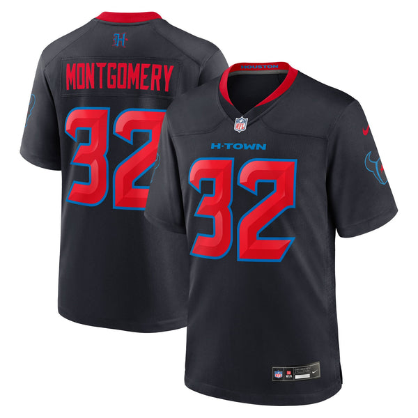 Houston Texans David Montgomery Nike Navy Alternate Game Jersey