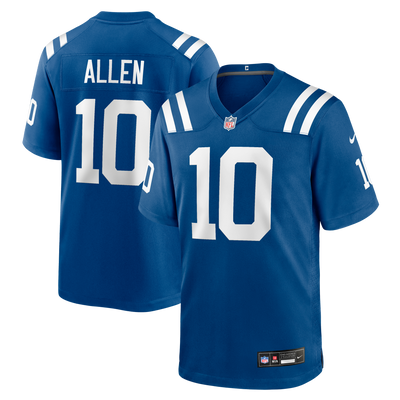 Indianapolis Colts Keenan Allen Nike Royal Team Game Jersey