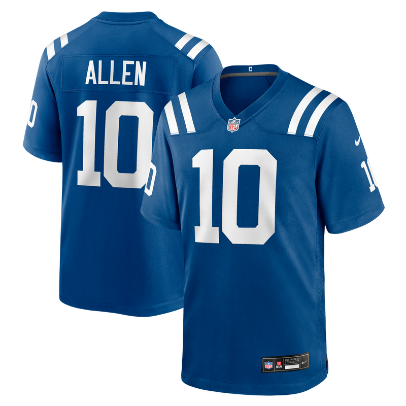 Indianapolis Colts Keenan Allen Nike Royal Team Game Jersey
