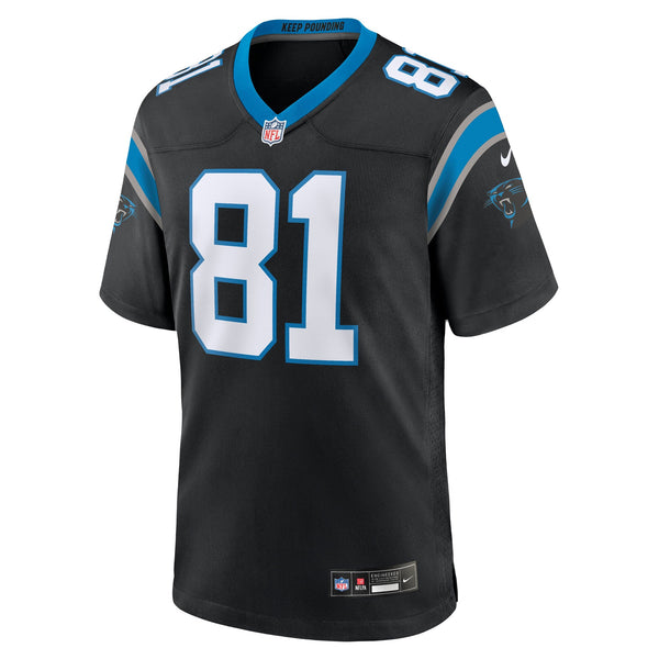 Carolina Panthers Feleipe Franks Nike Black Team Game Jersey