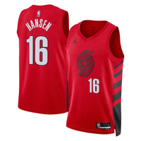 Portland Trail Blazers Jordan Brand Statement Edition Swingman Jersey - Red - Yang Hansen -