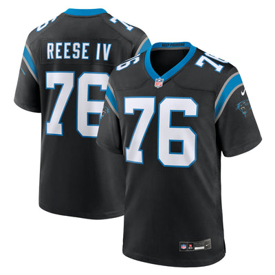 Carolina Panthers Albert Reese IV Nike Black Team Game Jersey