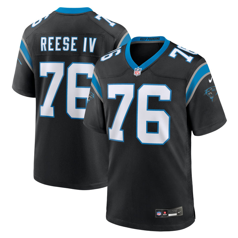 Carolina Panthers Albert Reese IV Black jersey – view 1