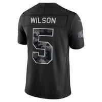 New York Jets Garrett Wilson Black jersey – view 3