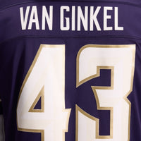 Minnesota Vikings Andrew Van Ginkel Nike Purple 2026 Rivalries Collection Printed Limited Jersey