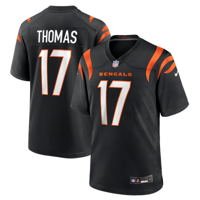 Cincinnati Bengals Noah Thomas Nike Black Team Game Jersey