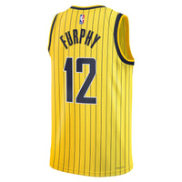 Indiana Pacers Jordan Brand Replica Statement Edition Swingman Jersey - Gold - Johnny Furphy -