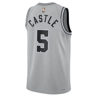 San Antonio Spurs Stephon Castle - Silver jersey – view 4