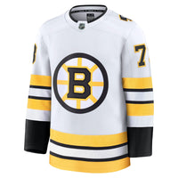 Boston Bruins Charlie McAvoy White jersey – view 3