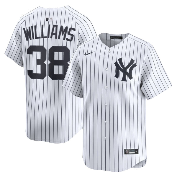 New York Yankees Devin Williams Nike White Home Limited Player Jersey