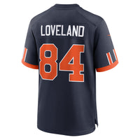 Chicago Bears Colston Loveland Navy jersey – view 3