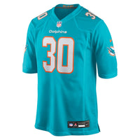 Miami Dolphins Kaytron Allen Aqua jersey – view 4