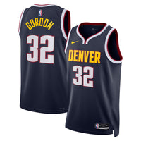 Denver Nuggets Nike Icon Edition Swingman Jersey - Navy - Aaron Gordon -