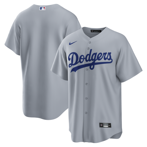 Los Angeles Dodgers Nike Gray Road Replica Jersey
