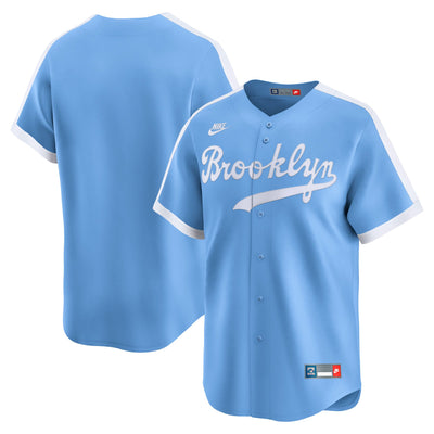 Brooklyn Dodgers Nike Light Blue Cooperstown Collection Limited Jersey