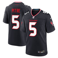 Houston Texans Jalen Pitre Nike Navy Game Jersey