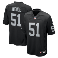 Las Vegas Raiders Malcolm Koonce Nike Black Game Jersey