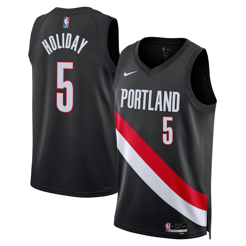 Portland Trail Blazers Jrue Holiday - Black jersey – view 1