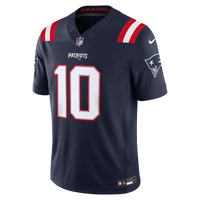 New England Patriots Drake Maye Nike Navy Team Vapor F.U.S.E. Printed Limited Jersey
