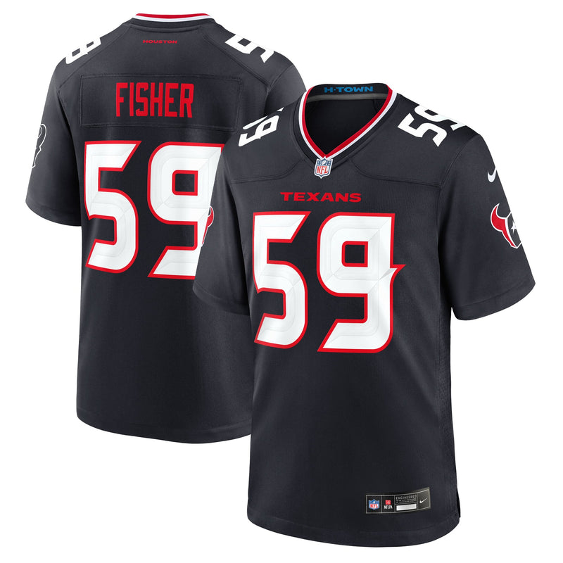 Houston Texans Aiden Fisher Navy jersey – view 1