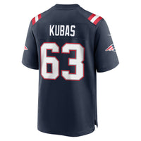 New England Patriots Jake Kubas Navy jersey – view 5