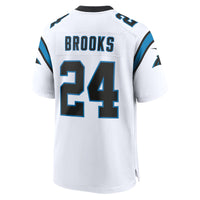 Carolina Panthers Jonathon Brooks White jersey – view 3